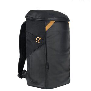 NWT Kulkea Elää Top Loading Upright Daypack, Midnight Black/Gold